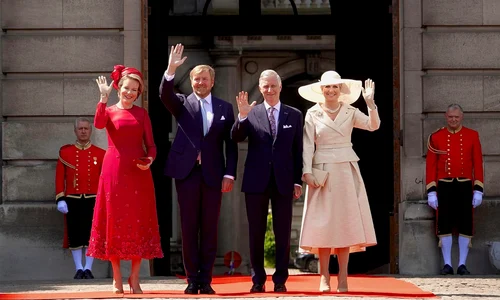 Regina Maxima a Olandei si Regele Willem Alexander in vizita in Belgia la Regele Philippe si Regina Mathilde   Casele regale (21) jpg