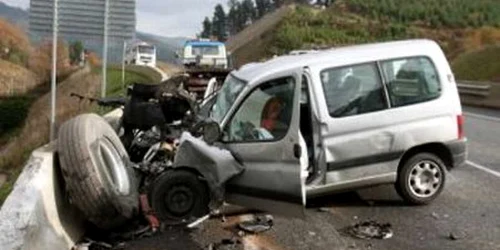 Accident grav pe E60 (foto arhivă)