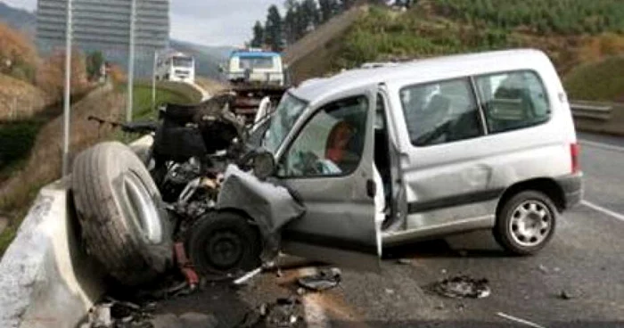 Accident grav pe E60 (foto arhivă)