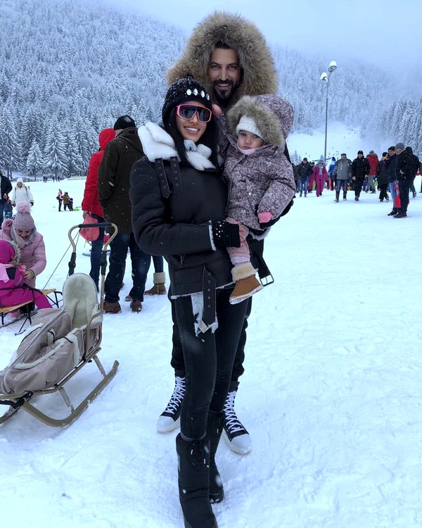 Adelina Pestrițu, Virgil Șteblea și Zenaida, pe pârtie la Poiana Brașov