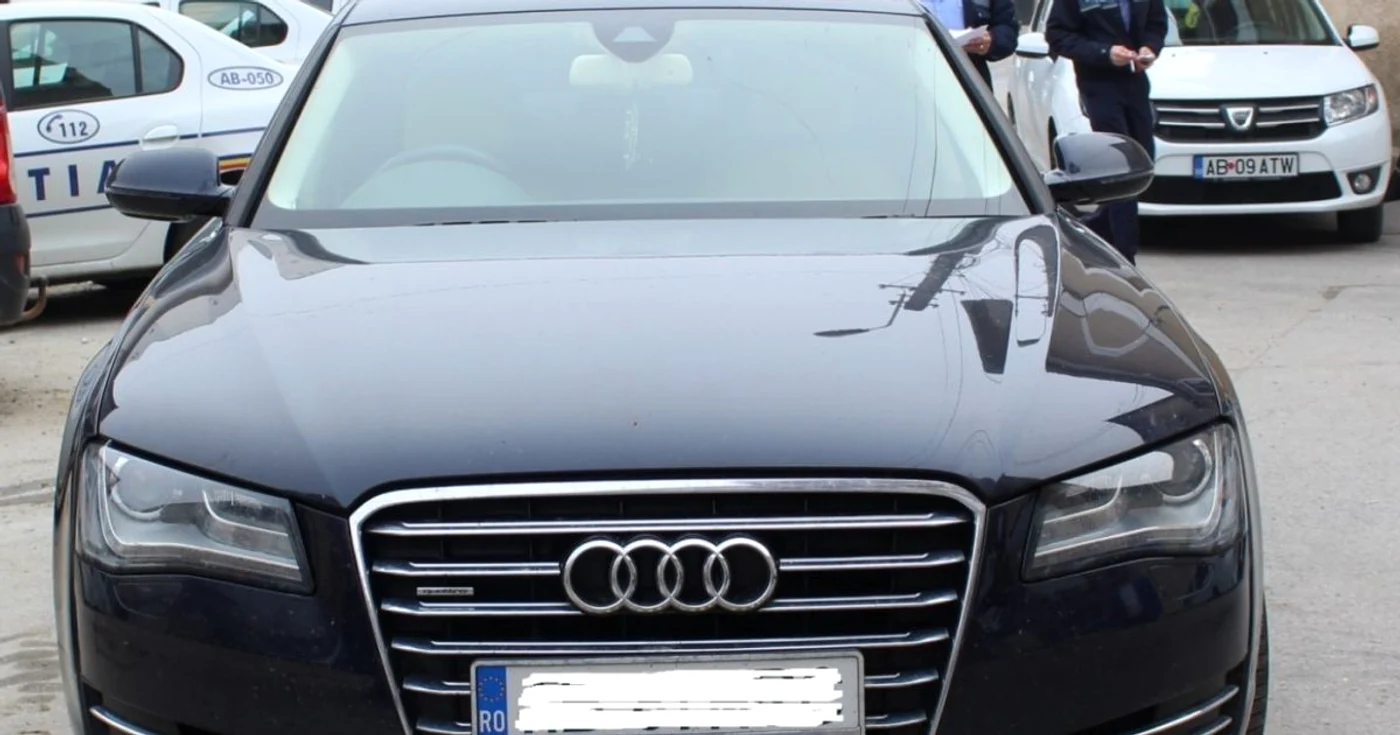 Autoturismul de lux depistat la Alba Iulia
