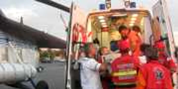 Medicii l-au transportat pe micuţ cu elicopterul la un spital din Capitală (Foto Arhivă)