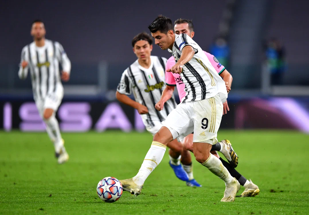 Alvaro Morata a fost cel mai periculos jucător al lui Juventus în meciul cu BarcelonaFoto: Guliver / GettyImages