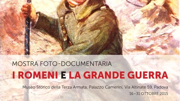 „Românii și Marele Război”   expoziție foto documentară la Padova dedicată centenarului Primului Război Mondial jpeg