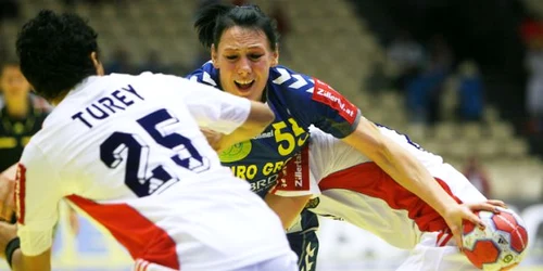 Melinda Geiger a fost declarată jucătoarea meciului cu Rusia * Foto: EHF