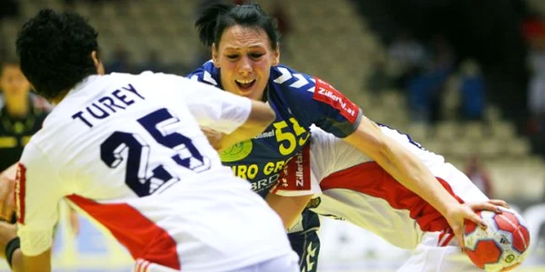 Melinda Geiger a fost declarată jucătoarea meciului cu Rusia * Foto: EHF