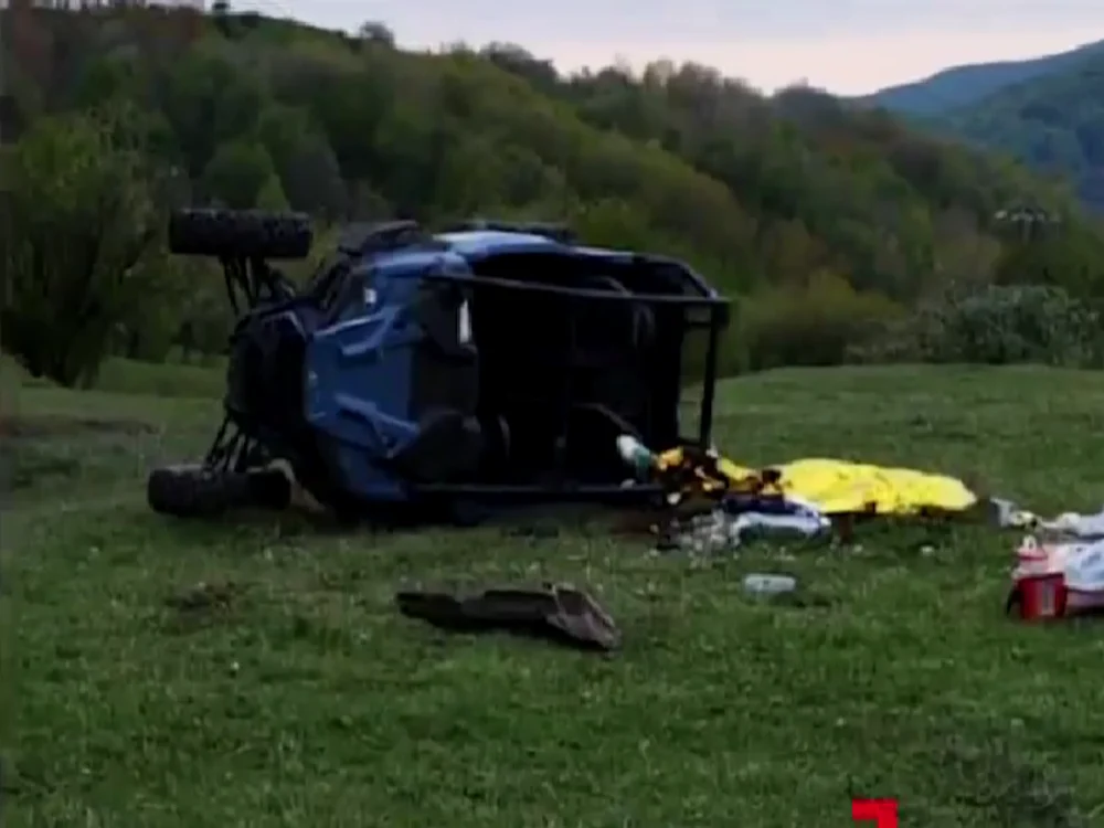 Copilul, în vârstă de 6 ani, a fost transportat la spital/FOTO: Captură video Observator