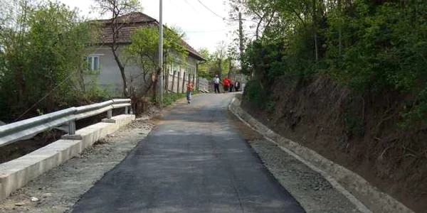 Drumul din comunitatea romilor a fost modernizat