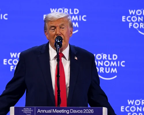 Donald Tump discurs la forumul economic mondial de la Davos 2026 FOTO profimedia 1068002264 jpg