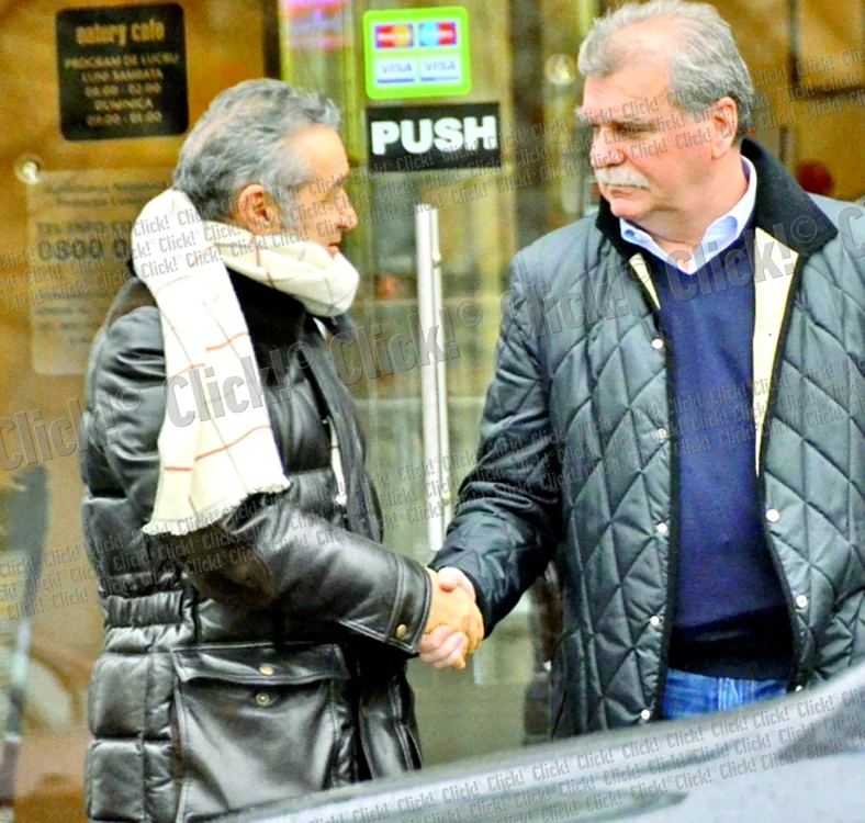 
    Gigi Becali şi Dinu  Gheorghe par că au  bătut deja palma  