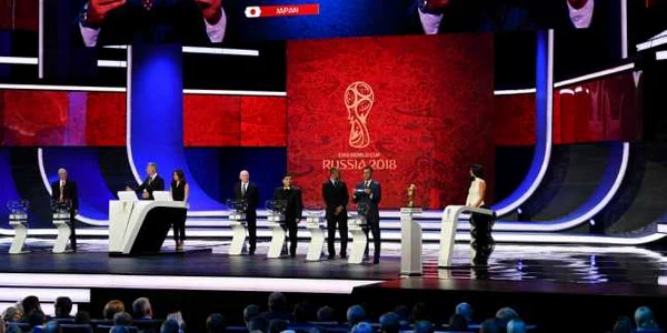 Vedere generală a extragerii finale pentru Cupa Mondială de Fotbal Rusia 2018 în Palatul Kremlin la Moscova Rusia FOTO Guliver / Getty Images / Shaun Botterill