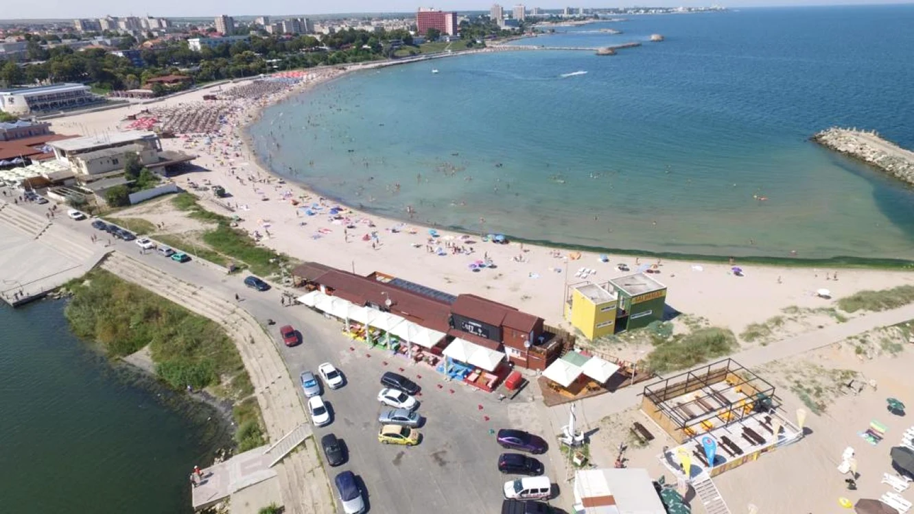 Plaja publică din Mangalia foto: Primaria Mangalia