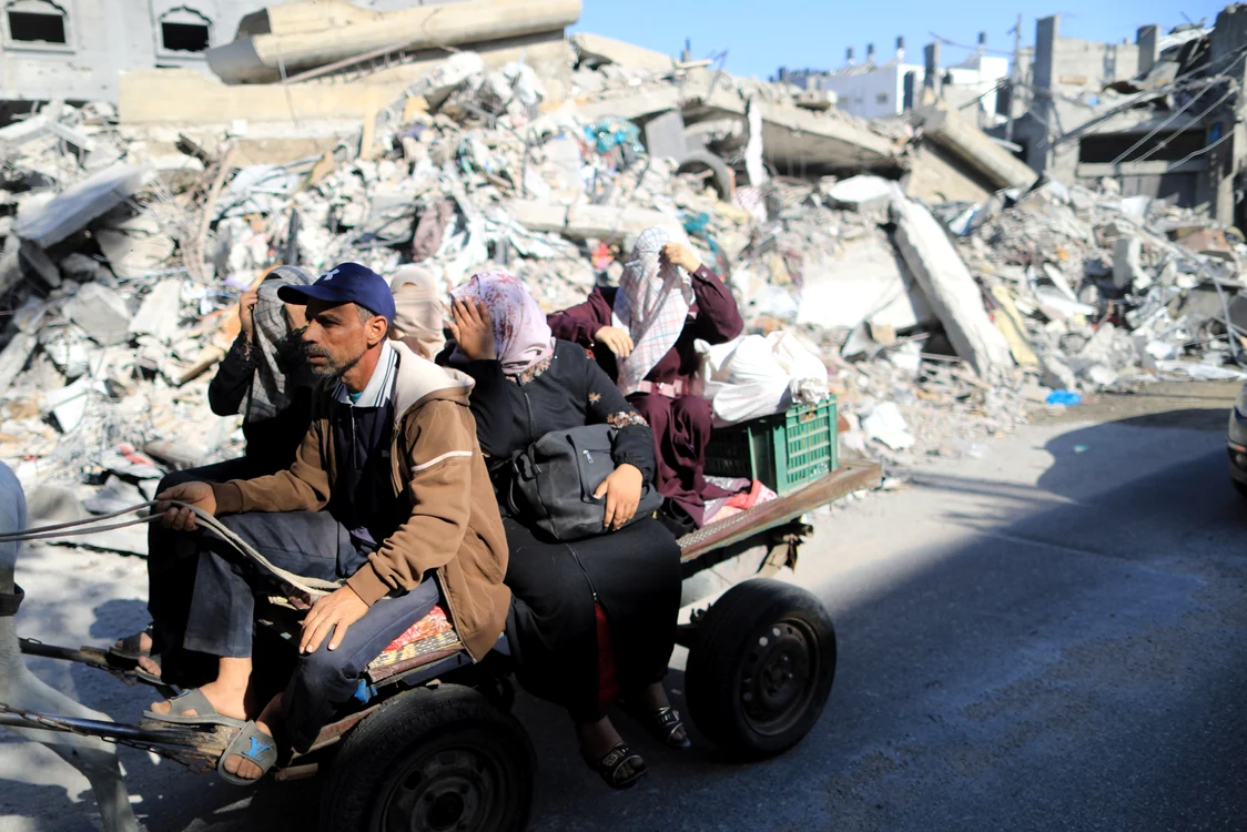 Populația din Gaza fuge după ordinul de evacuare FOTO Profimedia (5) jpg