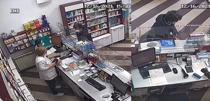 Borsetă cu 12000 de euro însuşită fără drept de o femeie într-o farmacie din Sibiu Foto colaj