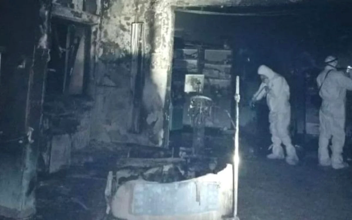 Incendiul de pe data de 14 noiembrie a distrs în totalitate Secţia ATI FOTO Exploziv TV