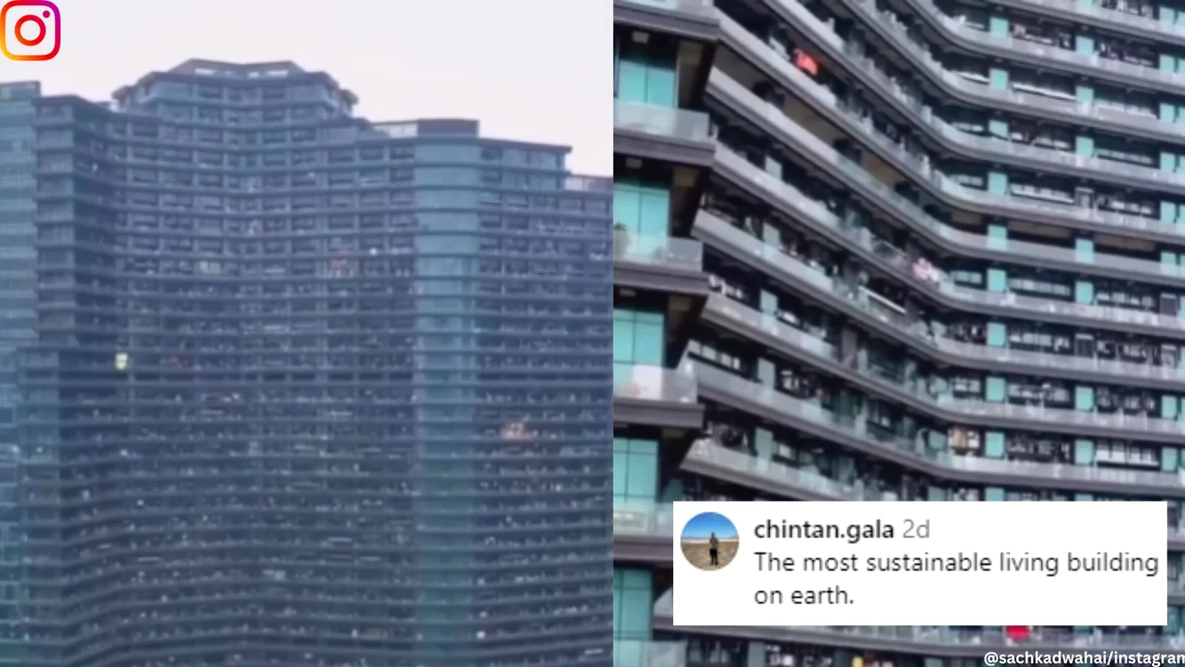 Blocul imens din China Foto: Instagram 