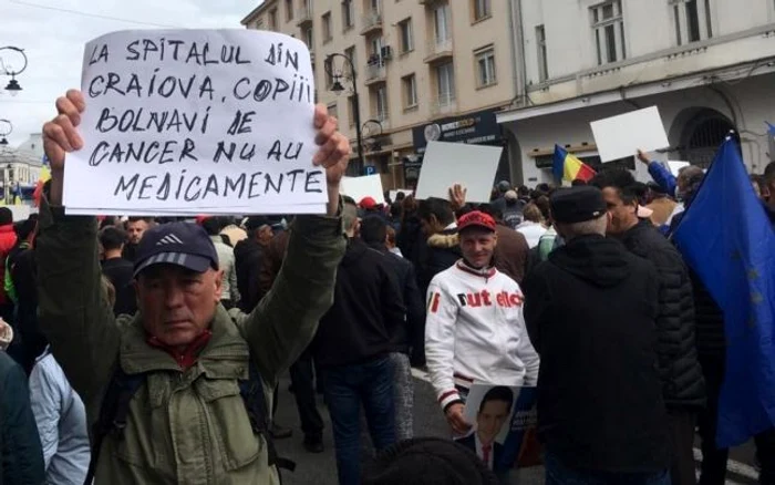 Costel Bencea, la mitingul PSD din Craiova. FOTO / Ana Popescu