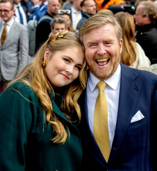 Regele Willem Alexander și Prințesa Amalia. FOTO: Profimedia