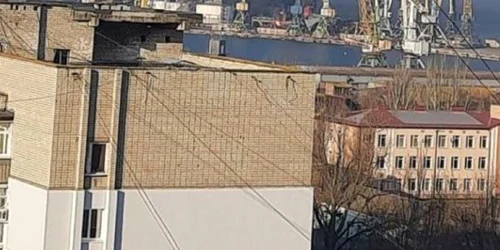 Portul din Berdeansk în flăcări FOTO NEXTA