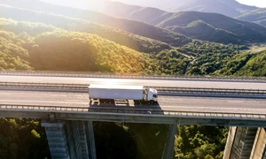 Meseria de șofer profesionist oferă posibilitatea de a vedea Europa. Sursa: Freepik.com