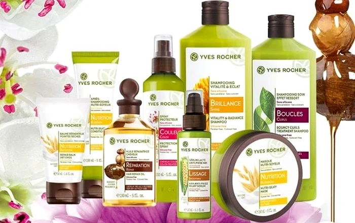 La Yves Rocher găseşti o gamă largă de şampoane, măşti şi balsamuri, adaptate fiecărui tip de păr: normal, tern, uscat sau cu mătreaţă.