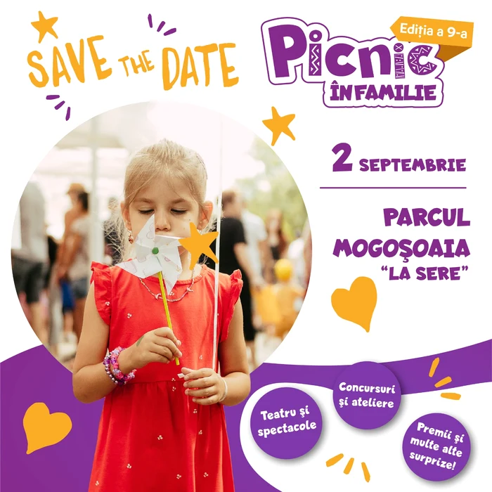 Cel mai mare Picnic în Familie, la Palatul Mogoșoaia: spațiu de joacă și distracție în aer liber 1 picnic in familie jpg