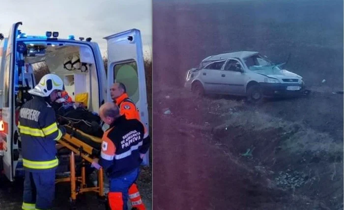 Accident pe DJ251 FOTO Grupul Şoferilor din Galaţi