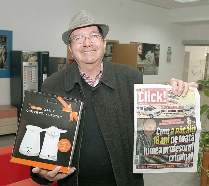 Ion Drăgan s-a ales cu o râşniţă şi un ibric electric