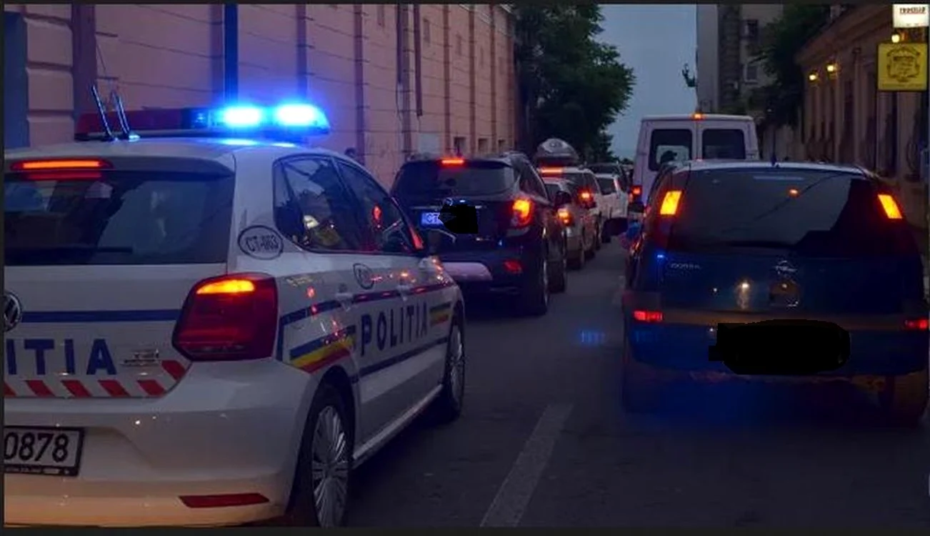 Șoferul a fost urmărit peste doi kilometri FOTO arhiva Adevărul