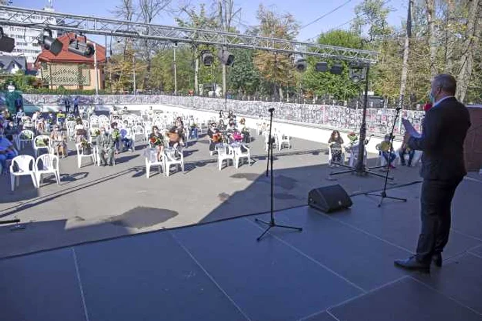 Festivitatea de premiere de la Grădina de Vară Foto: Primăria Galaţi