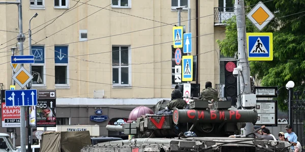 Mercenari Wagner pe străzile din Rostov pe Don Foto Profimedia 4 jpg