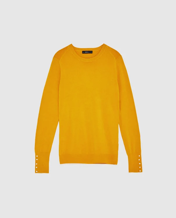 Pulover cu aplicatii, ZARA, 89,90 lei jpg jpeg