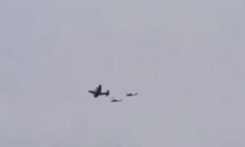 Avion american doborât în Iran FOTO captură video jpg