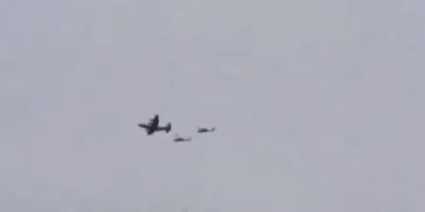 Avion american doborât în Iran FOTO captură video jpg