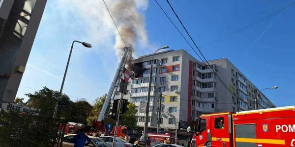 Explozie Calea Griviței FOTO ISU jpg