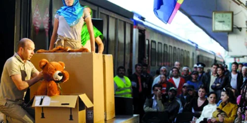 Timişoara: Un tren al artei aduce teatru în Gara de Nord