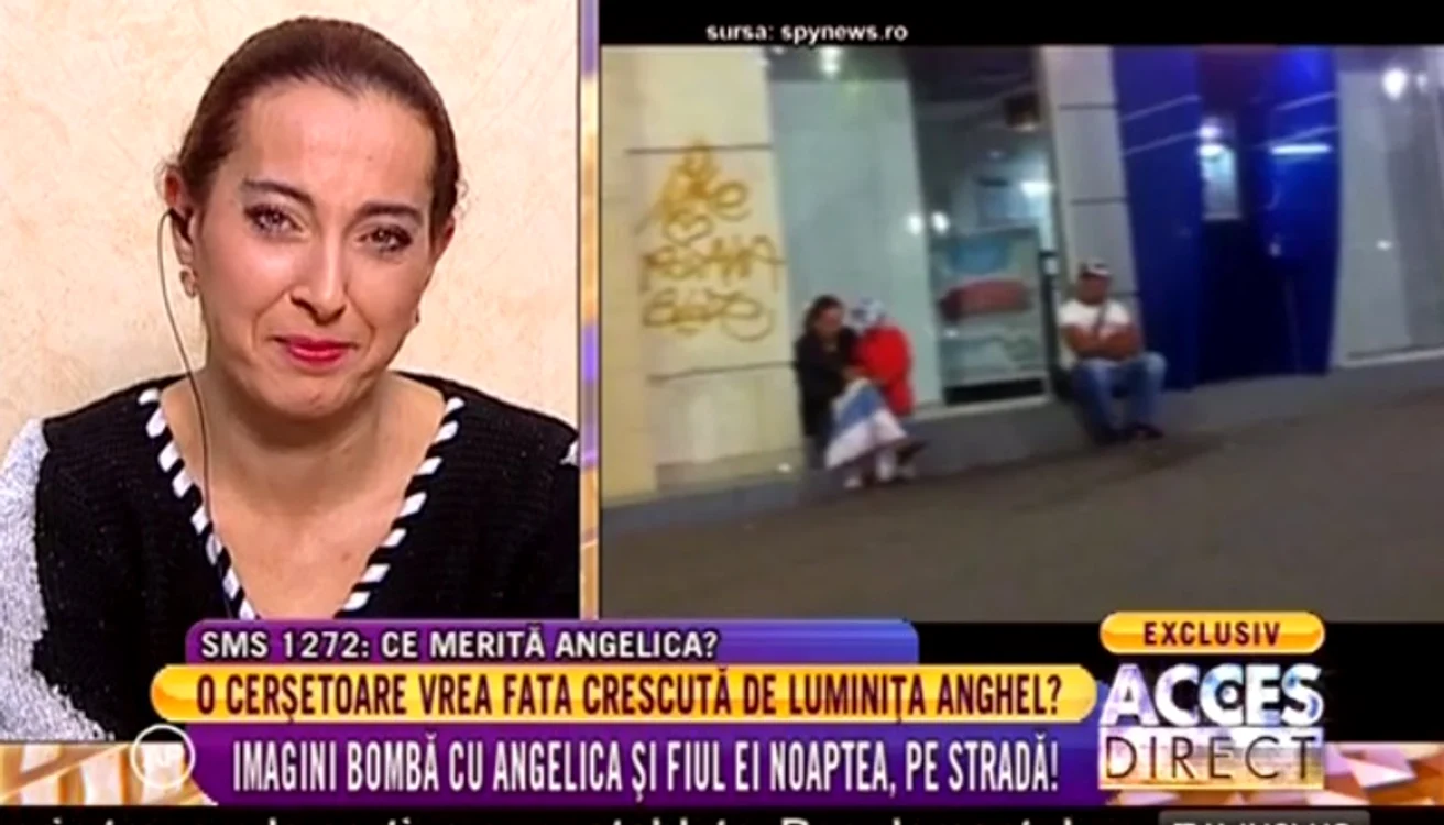 Angelica Constantin a fost amendată cu 500 de lei pentru cerşetorie