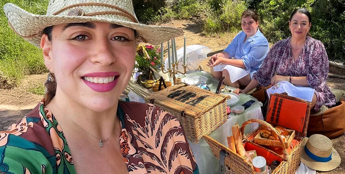 Oana Roman, timp de calitate alături de Isabela, fiica sa / foto: arhiva Click!