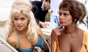 Jayne Mansfield, Sophia Loren, foto Pinterest jpg