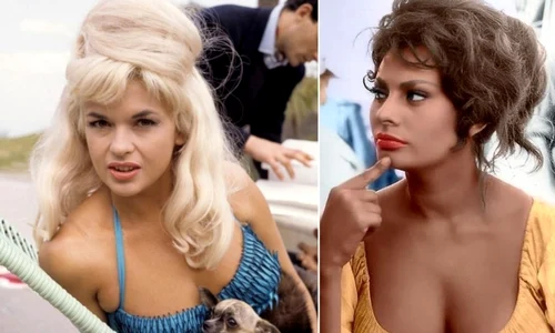 Jayne Mansfield, Sophia Loren, foto Pinterest jpg