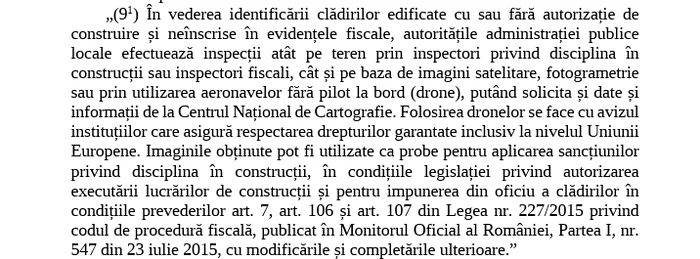 Inspectarea terenurilor va fi făcută cu drone și prin satelit / Sursa foto: Document
