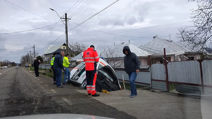 Accidentul s-a petrecut pe Drumul Național 15C FOTO Facebook Cătălin Naclad