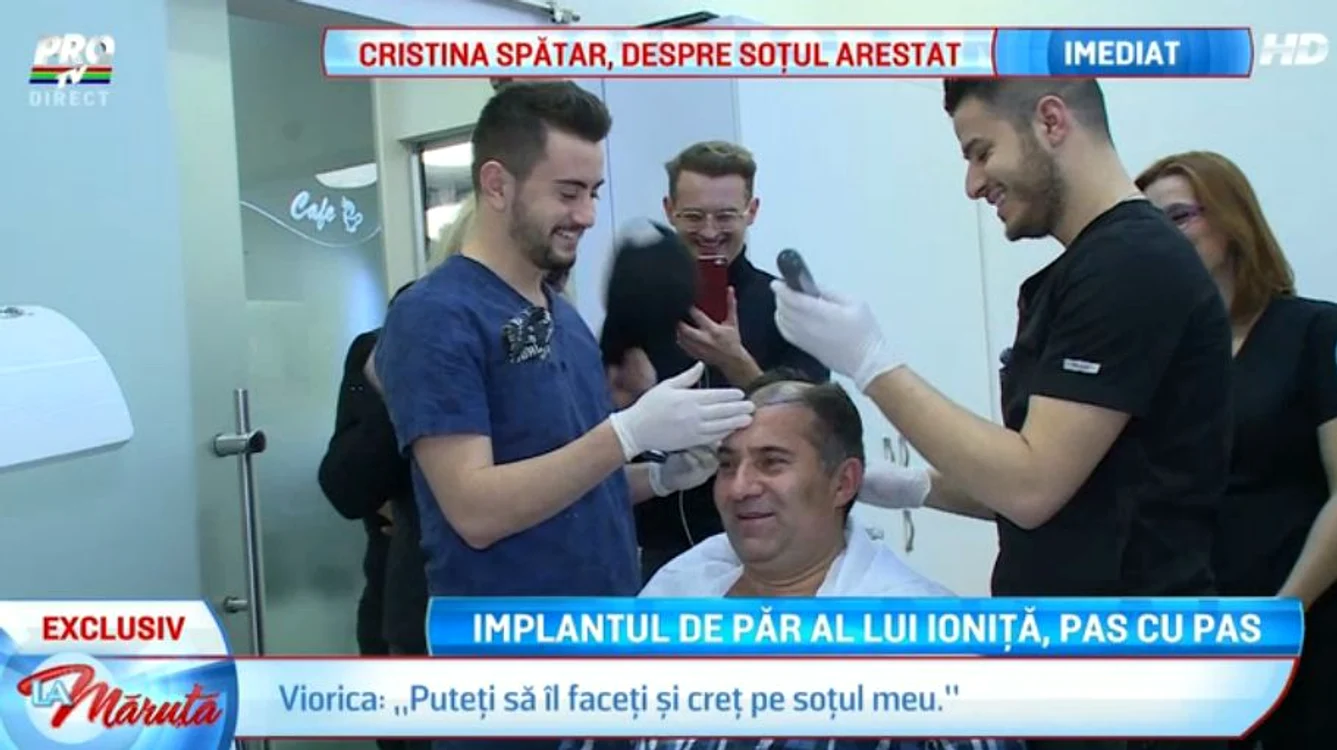 Ioniţă a fost tuns zero de către medicii turci