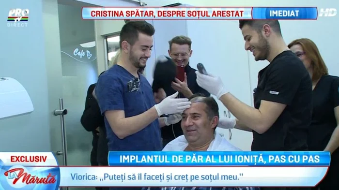 Ioniţă a fost tuns zero de către medicii turci