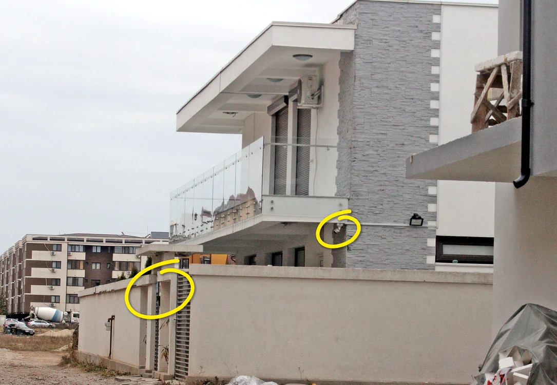 Vila din Popeşti Leordeni are camere video, iar firma de pază e gata să intervină în orice moment