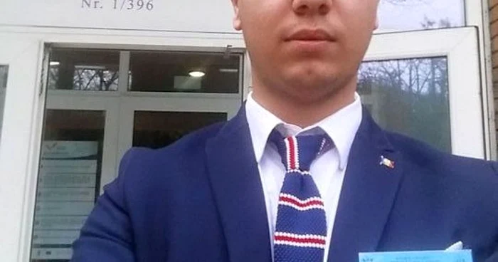 Vlad Gîra liderul Organizaţiei Studenţilor Basarabeni din Constanţa Sursa foto Facebook V.G.