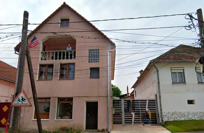 Casa bărbatului din Agnita/FOTO: Google Maps