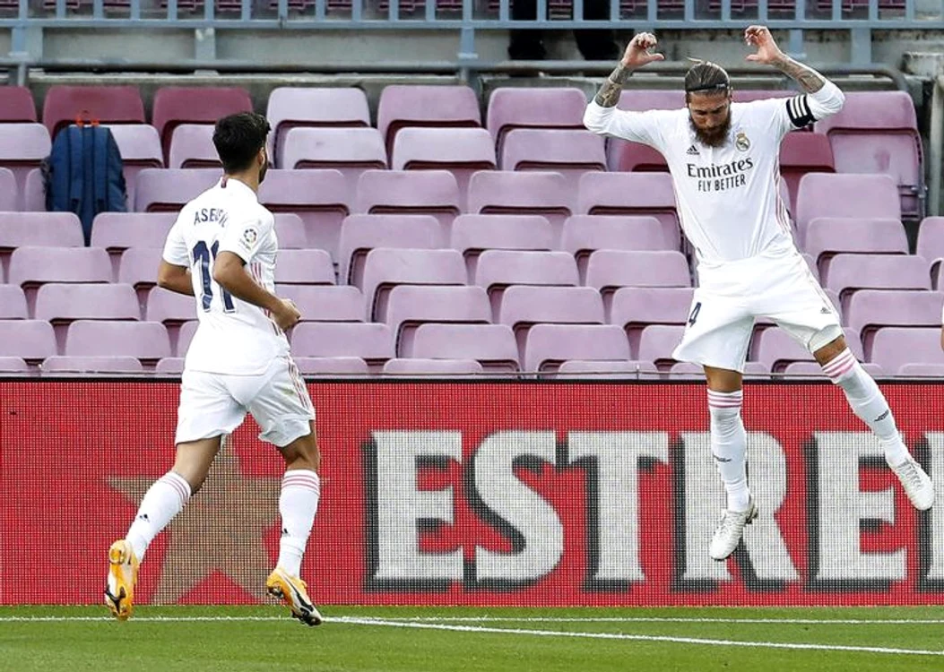 
    Ramos a marcat din nou împotriva BarceloneiFOTO: EPA  