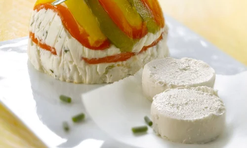 Goat's cheese and bell pepper terrine jpeg