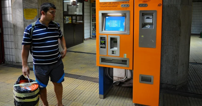 Automatele RATB vor fi asemănătoare cu cele de la metrou FOTO Mediafax